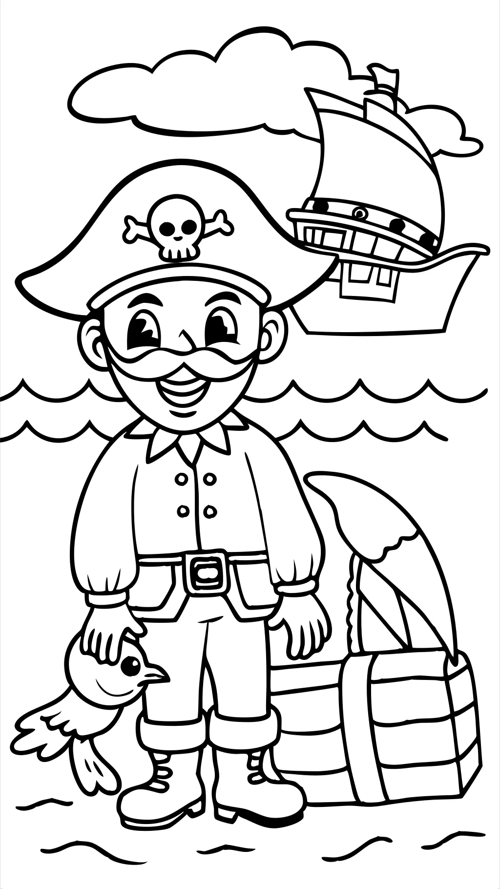 coloriage pirate